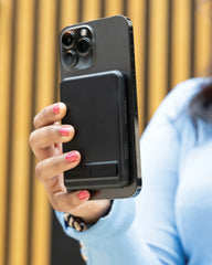 Powerbank magnetisch bamboe en RCS ABS om te personaliseren - 8