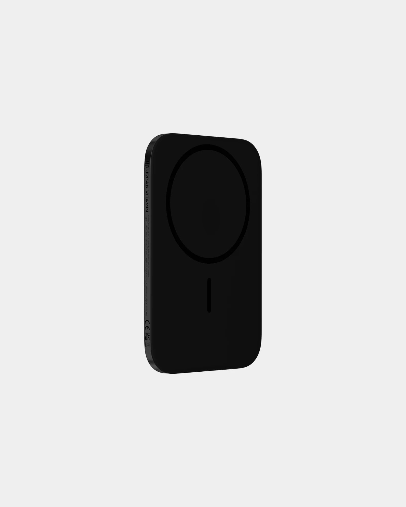 Powerbank ultradun Concord om te personaliseren - Zwart