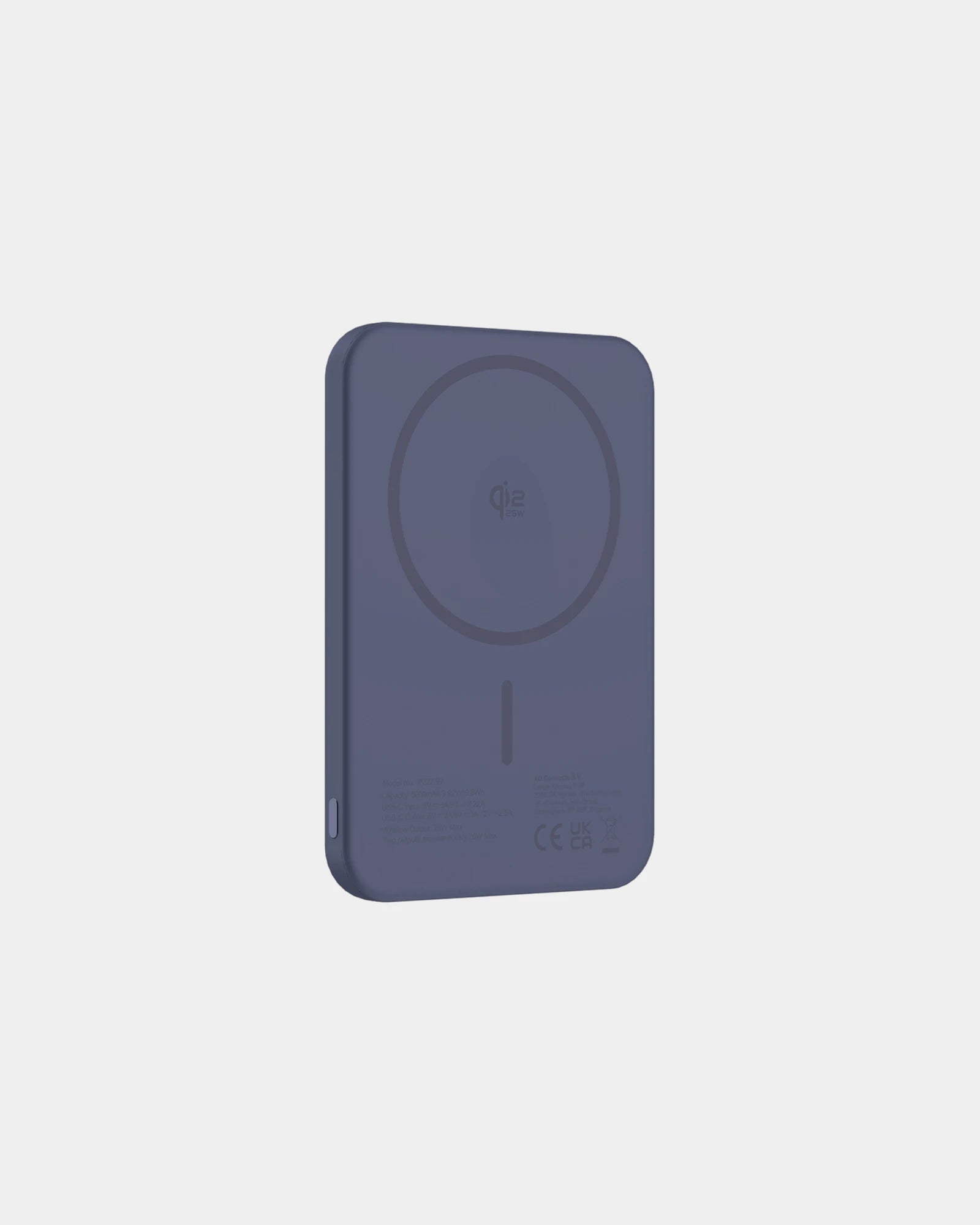 Powerbank magnetisch Pomona om te personaliseren - Blauw