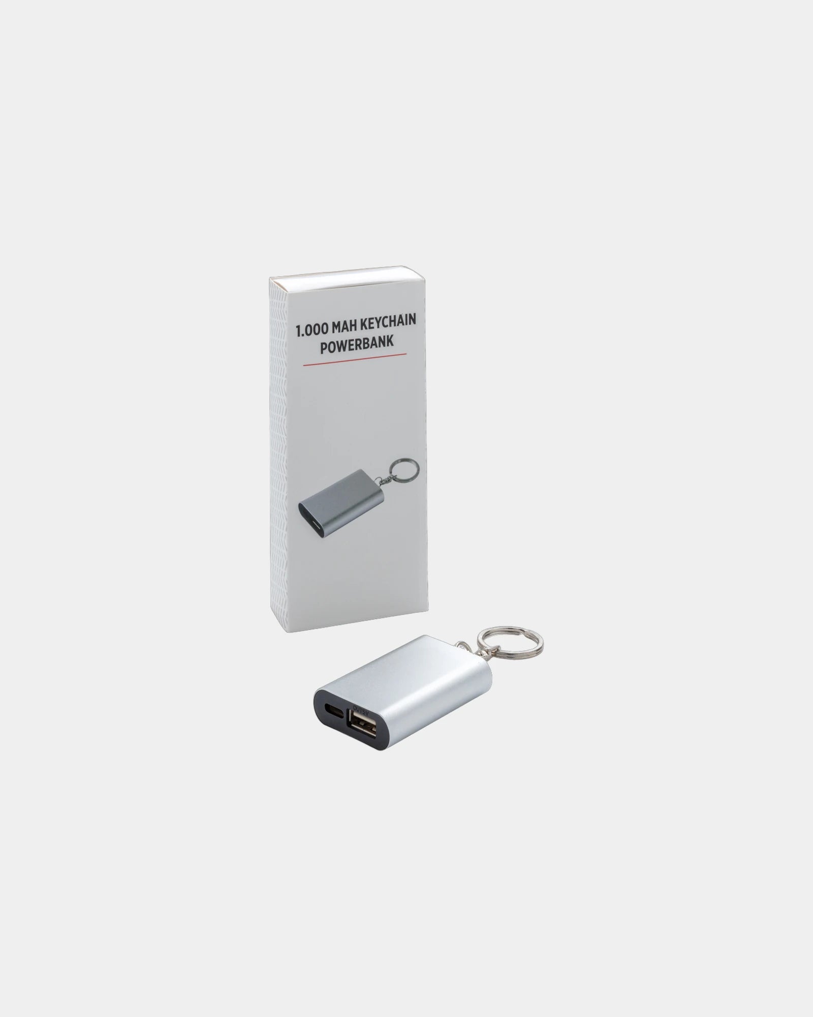 Sleutelhanger powerbank 1000mAh om te personaliseren - 4