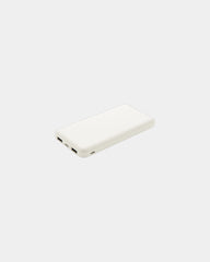 Powerbank compact 10.000 mAh dubbele om te personaliseren - Wit