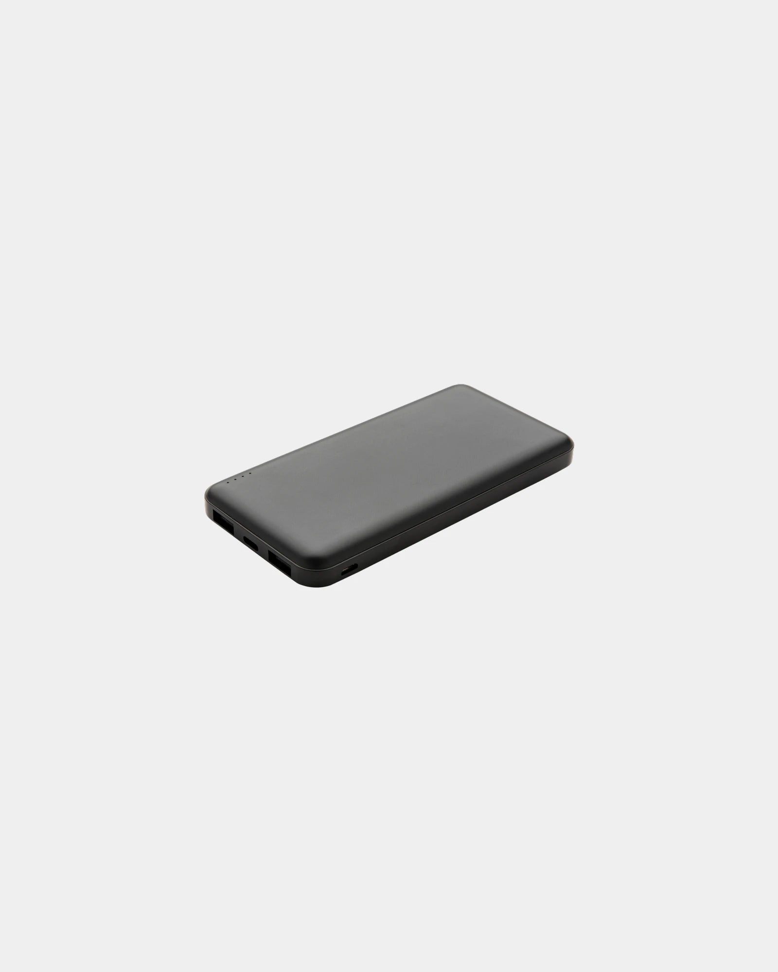 Powerbank compact 10.000 mAh dubbele om te personaliseren - Zwart