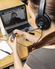 Koptelefoon ABS met USB-kabel om te personaliseren - 7