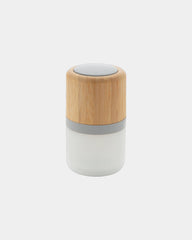 Speaker bamboe met sfeerlicht 3W om te personaliseren - Wit