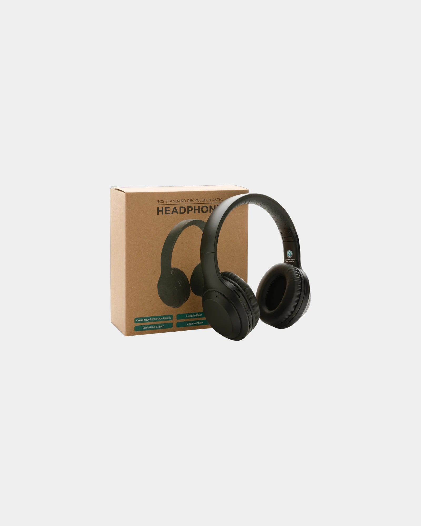 Koptelefoon gerecycled plastic RCS om te personaliseren - 3