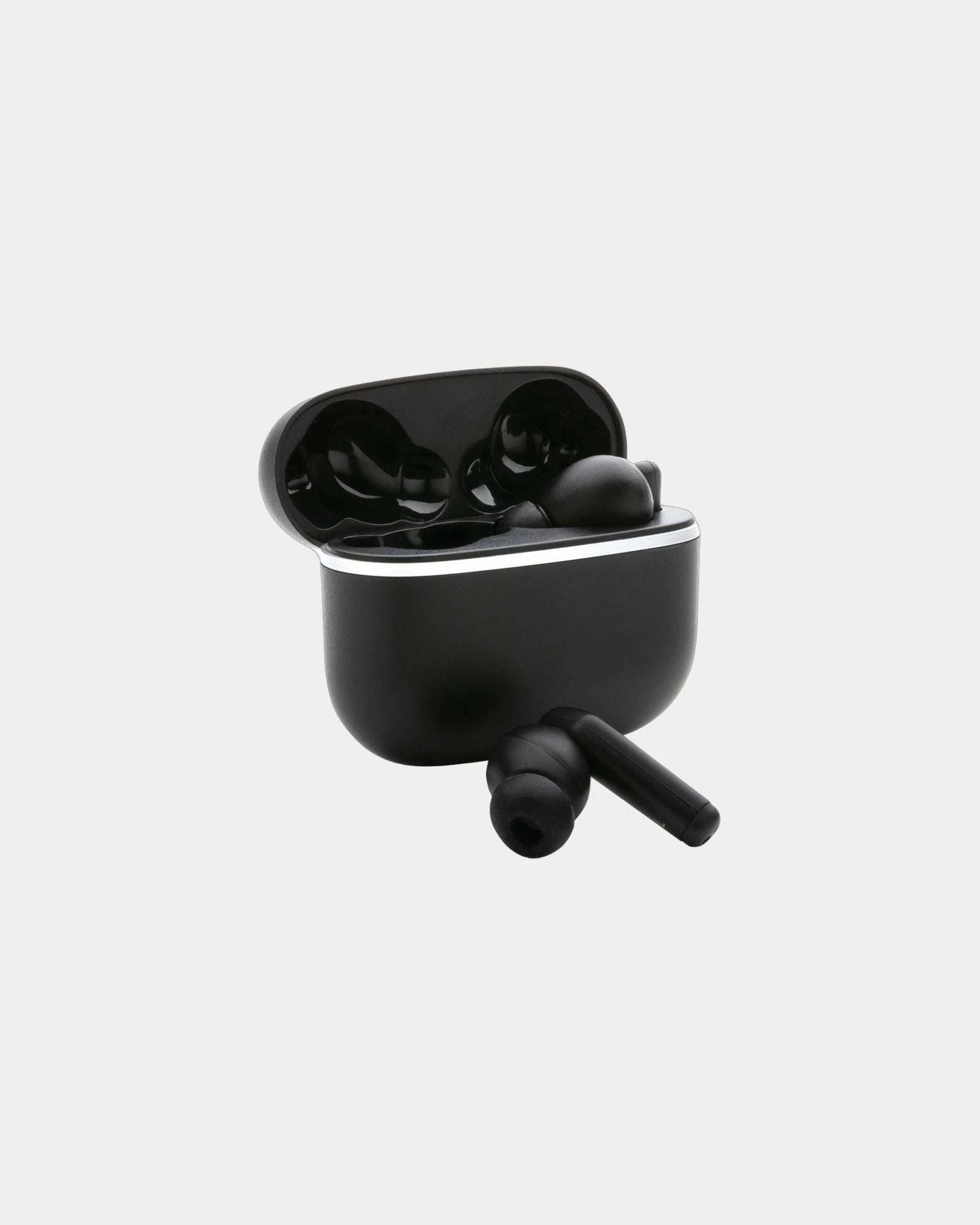 Oordopjes gerecycled RCS plastic BT 5.3 om te personaliseren - Zwart