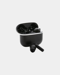Oordopjes gerecycled RCS plastic BT 5.3 om te personaliseren - Zwart