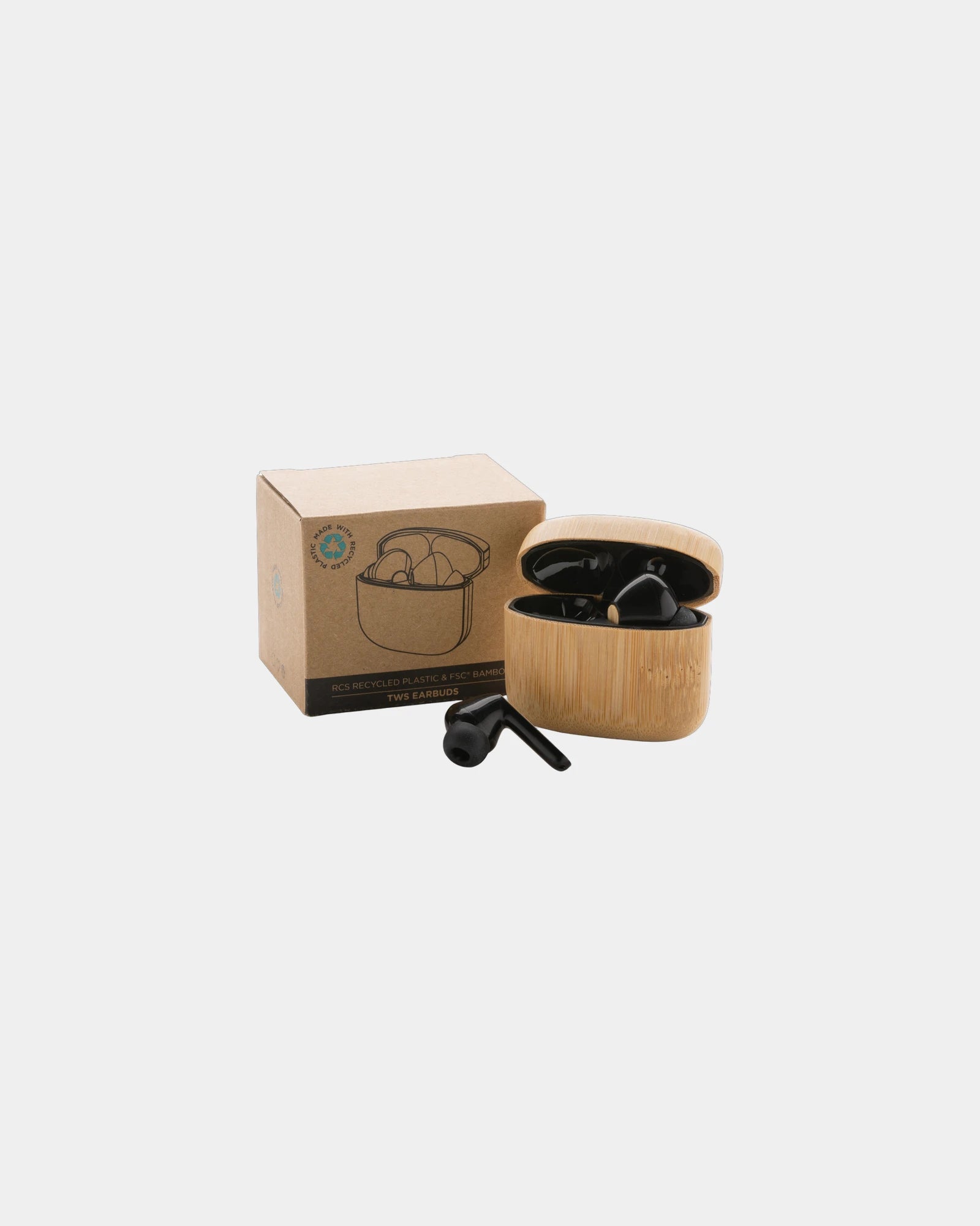 Oordopjes gerecycled RCS bamboe om te personaliseren - 5