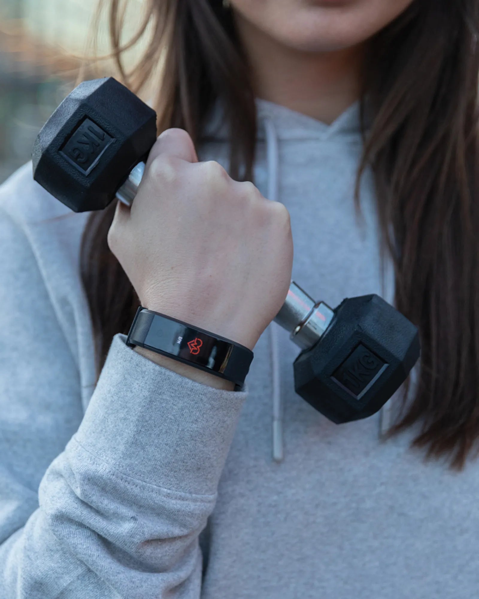 Smartwatch Sense Fit gerecycled TPU RCS om te personaliseren - 8