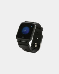 Smartwatch Sense Fit gerecycled TPU RCS om te personaliseren - Zwart