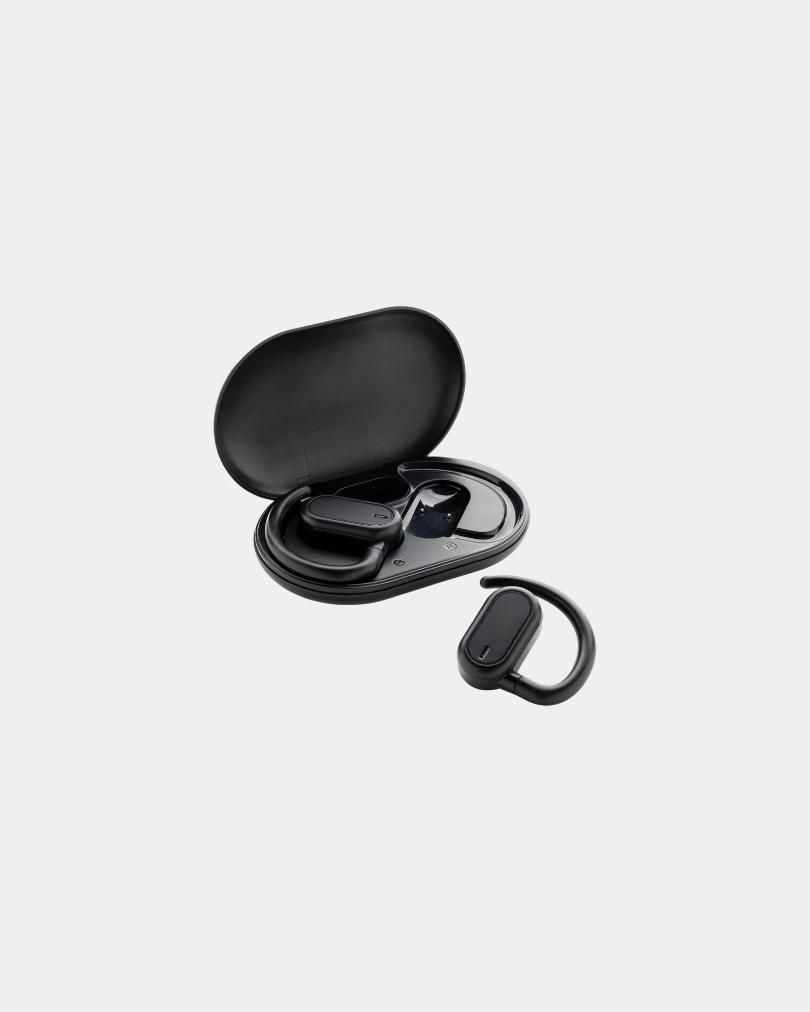 Oordopjes gerecycled RCS open-ear om te personaliseren - Zwart