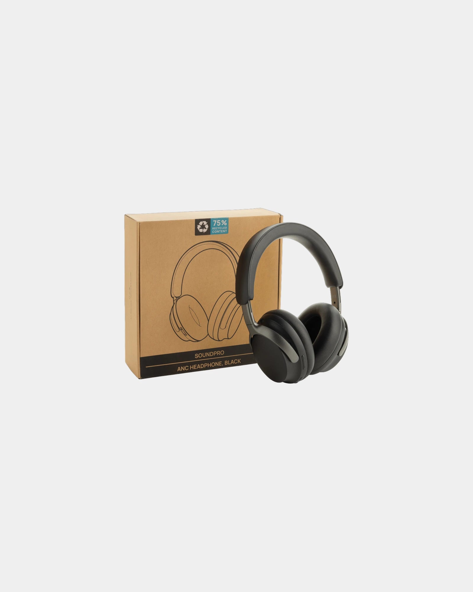 Koptelefoon ANC gerecycled plastic RCS om te personaliseren - 1