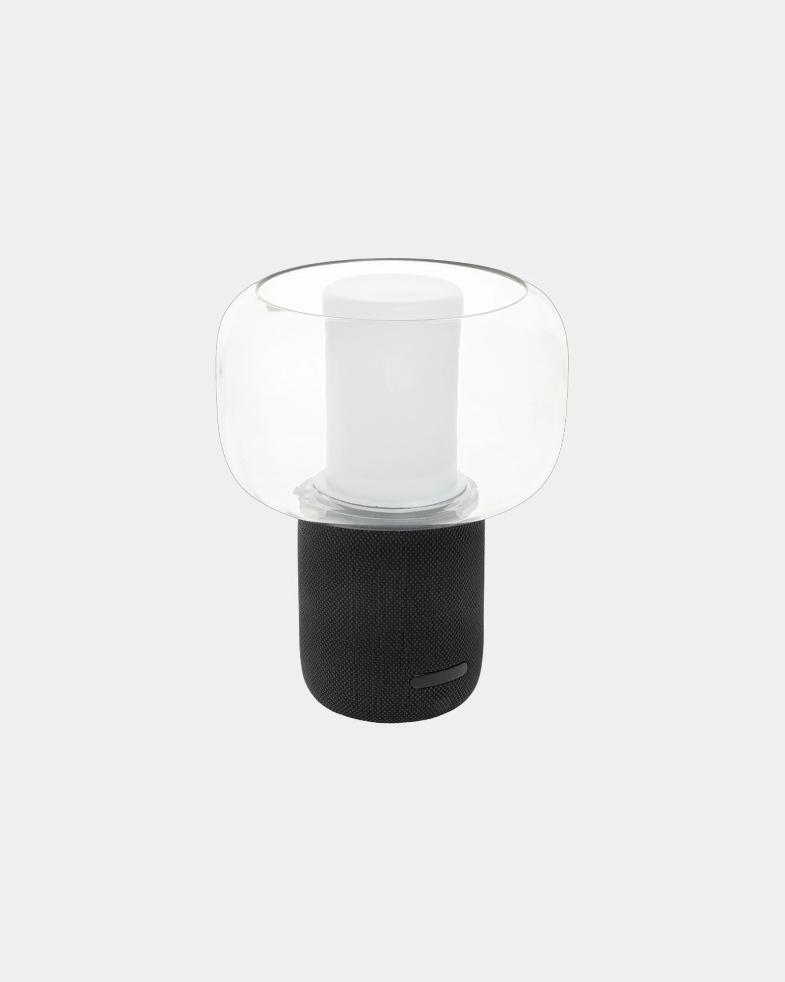 Lamp met speaker 10W gerecycled plastic om te personaliseren - Zwart