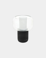 Lamp met speaker 10W gerecycled plastic om te personaliseren - Zwart