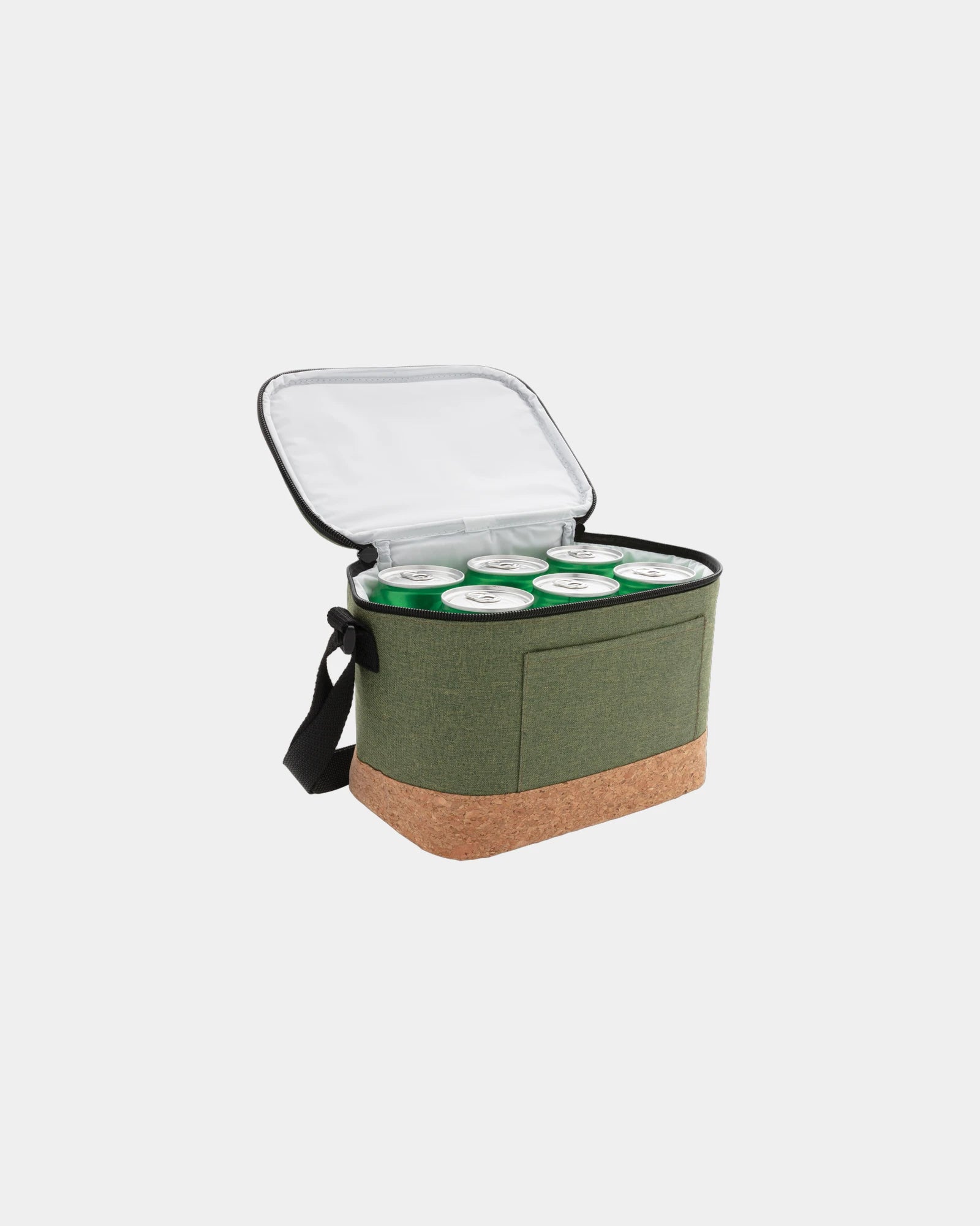 Thermische koeltas polyester met kurk om te personaliseren - 6