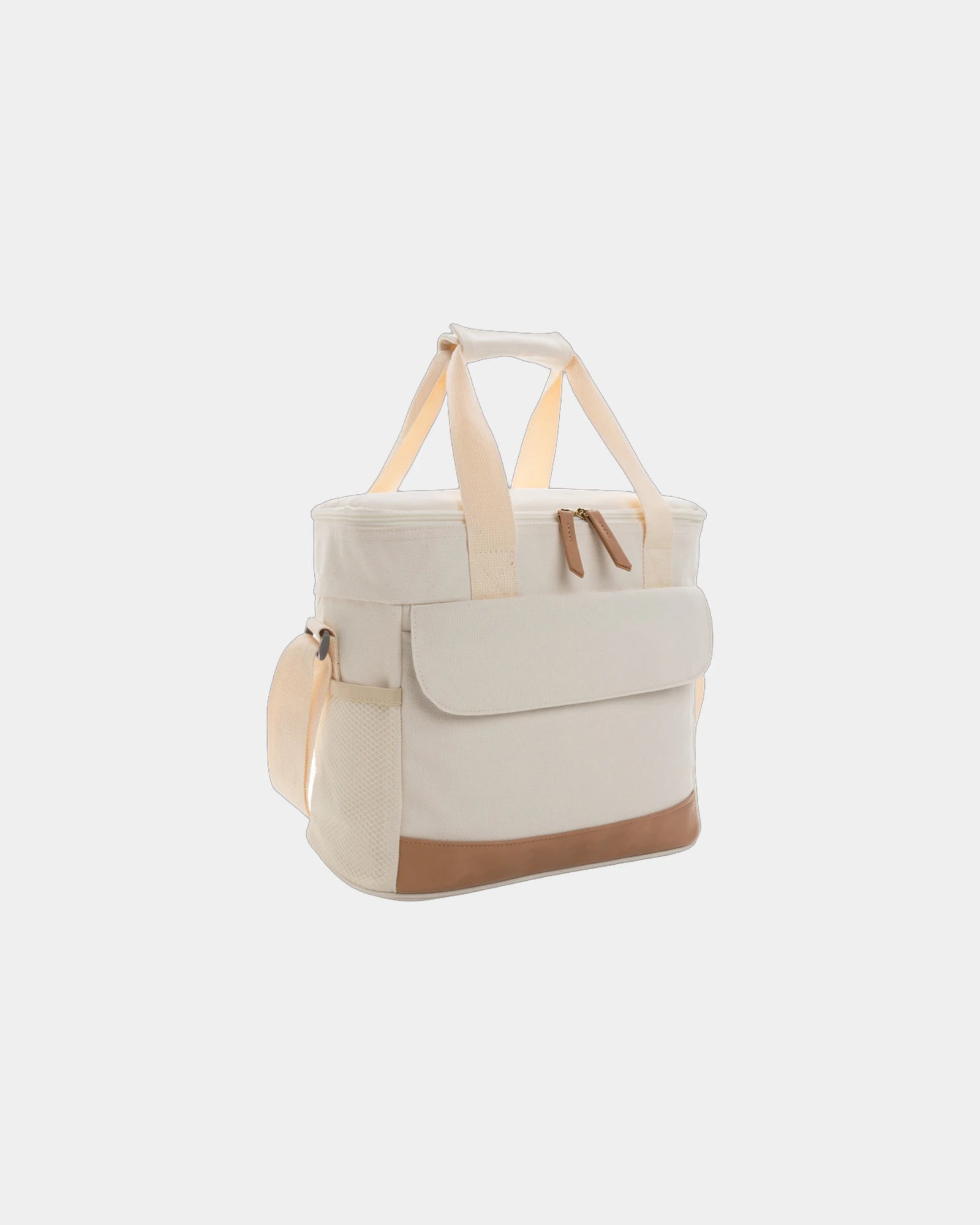 Koeltas gerecycled canvas AWARE 17L om te personaliseren - Gebroken wit
