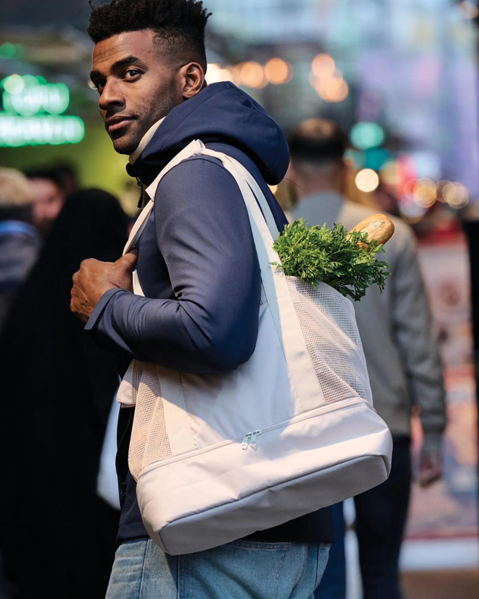 Shopper thermisch gerecycled RPET 20L om te personaliseren - 9