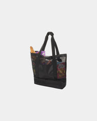 Shopper thermisch gerecycled RPET 20L om te personaliseren - Zwart
