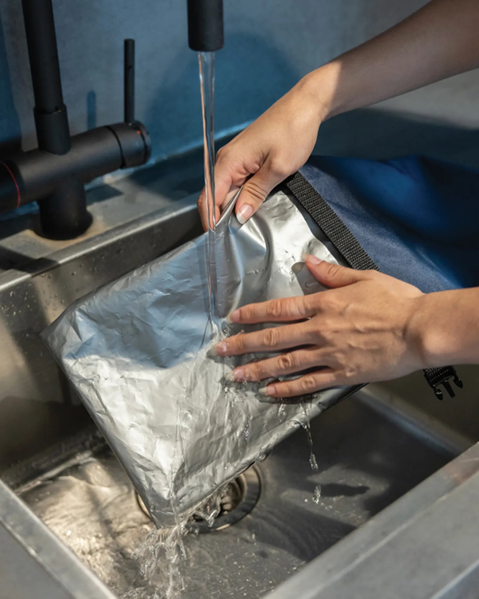Lunchtas opvouwbaar gerecycled RPET 4L om te personaliseren - 17