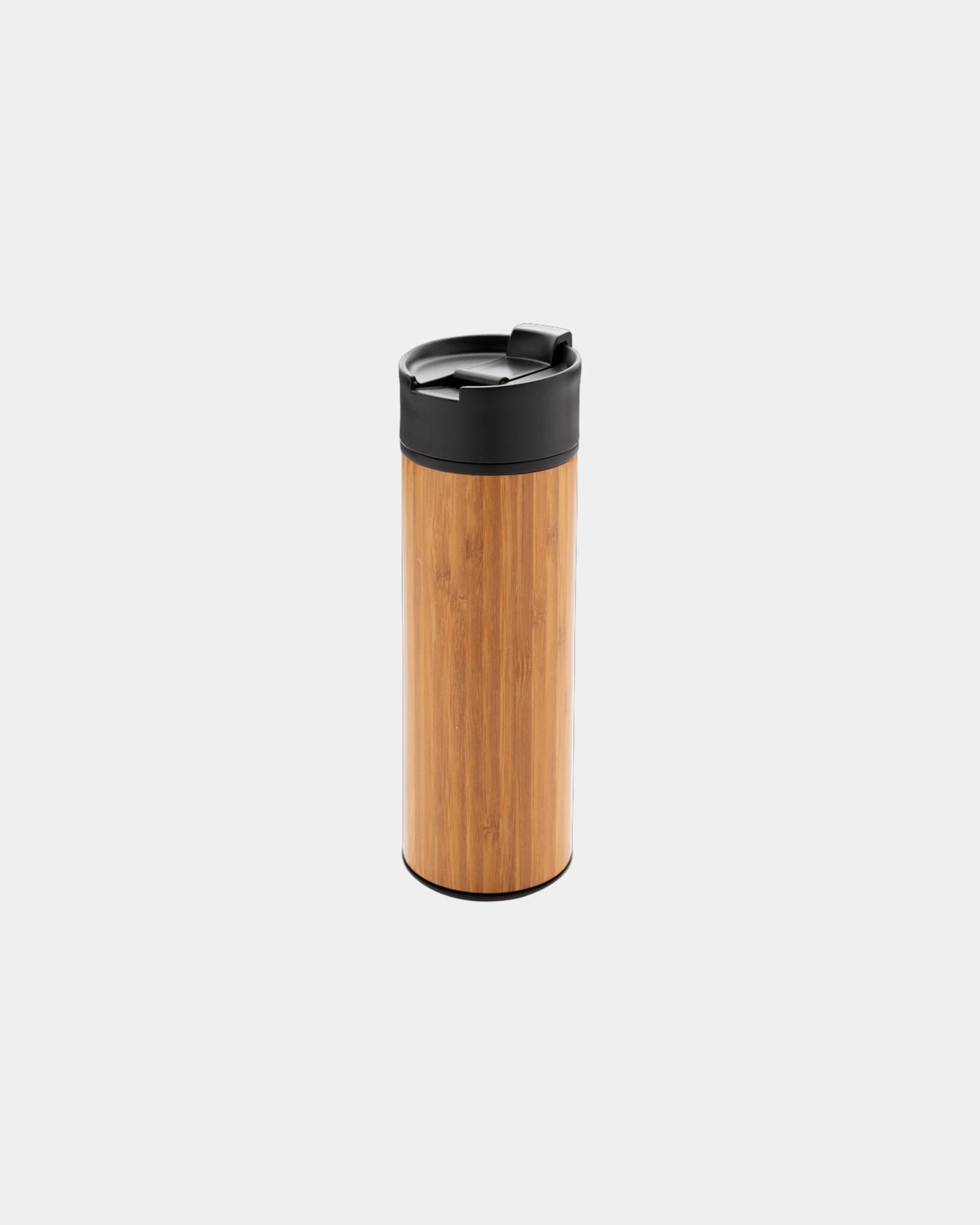 Mug bamboe roestvrij staal 450ml om te personaliseren - Bruin