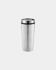 Lekvrije mug rvs 350ml drukknop om te personaliseren - Zilver