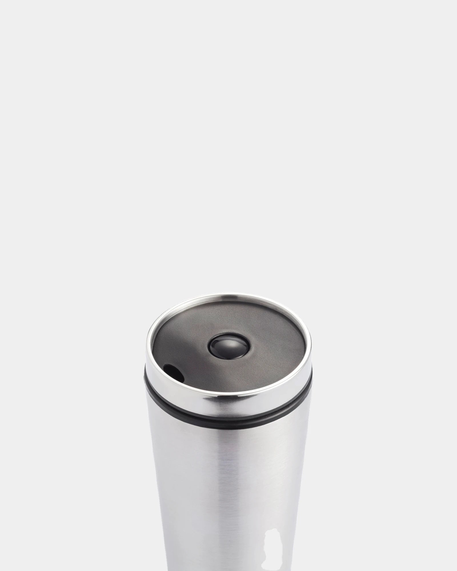 Lekvrije mug rvs 350ml drukknop om te personaliseren
