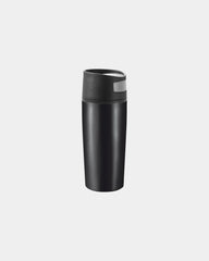 Reismok rvs lekvrij 300ml drukknop om te personaliseren - Zwart