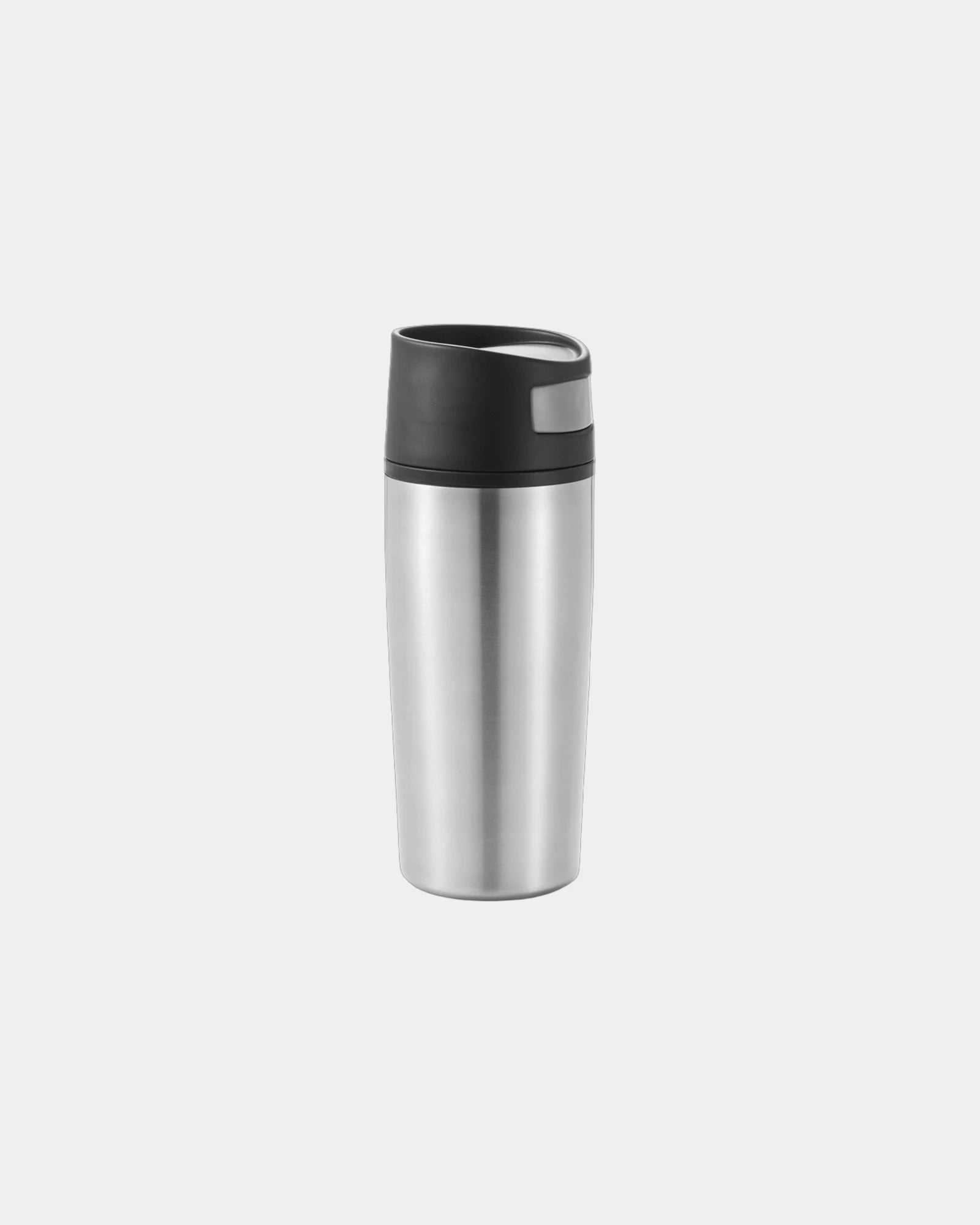 Reismok rvs lekvrij 300ml drukknop om te personaliseren - Zilver