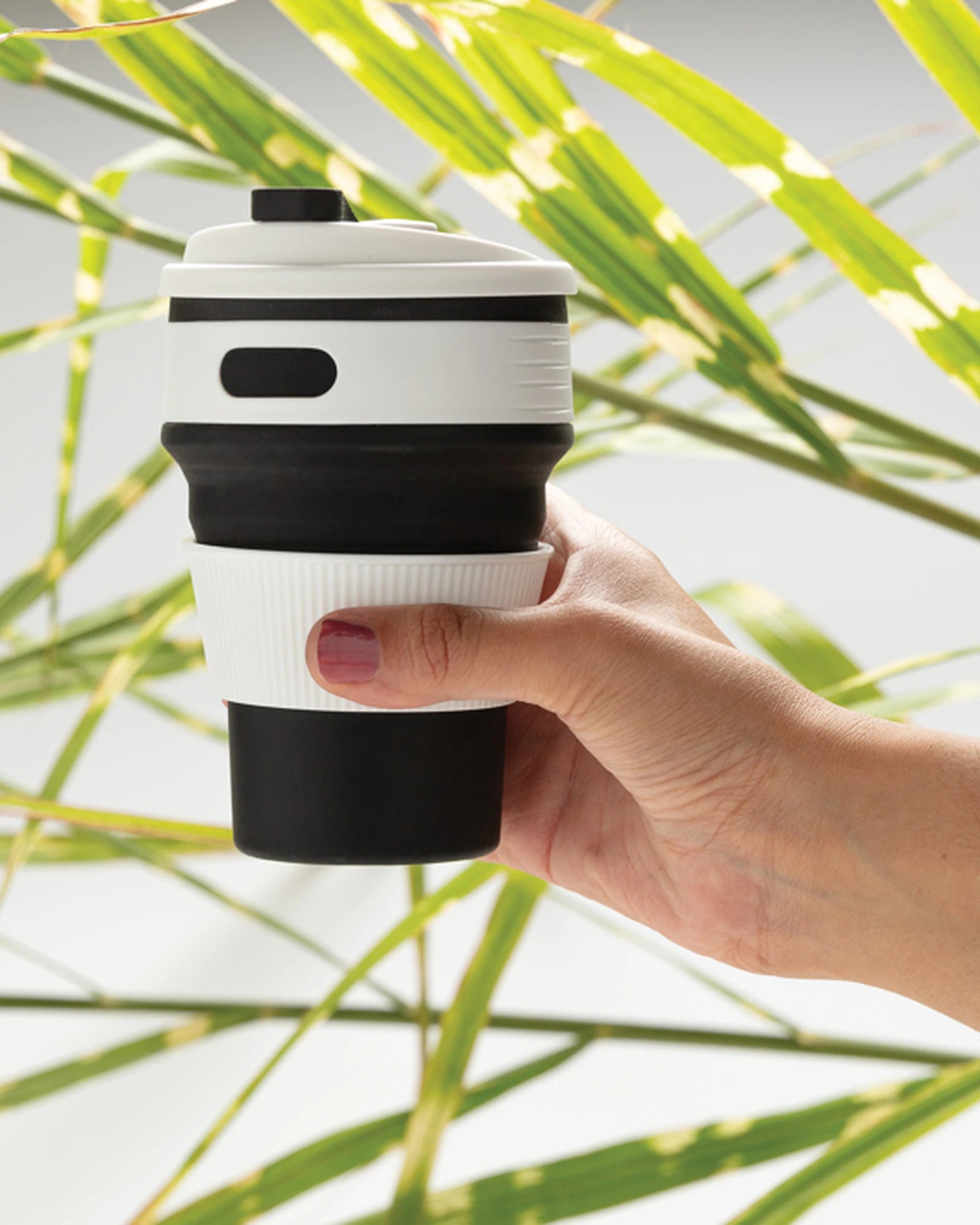 Opvouwbare mok silicone 350ml BPA-vrij om te personaliseren - 5