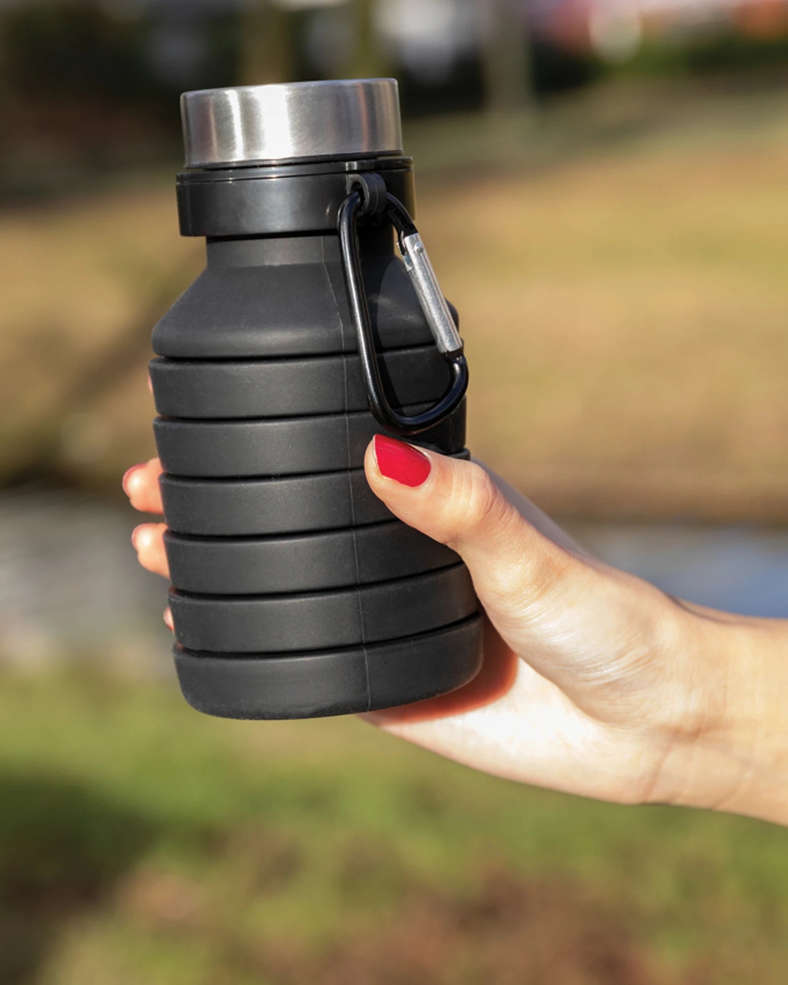 Drinkfles opvouwbaar silicone 550ml om te personaliseren - 5
