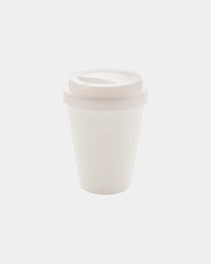 Mug dubbelwandig PP recyclebaar 300ml om te personaliseren - Wit