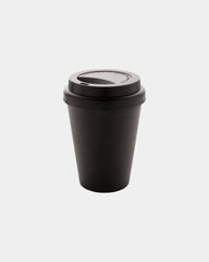 Mug dubbelwandig PP recyclebaar 300ml om te personaliseren - Zwart