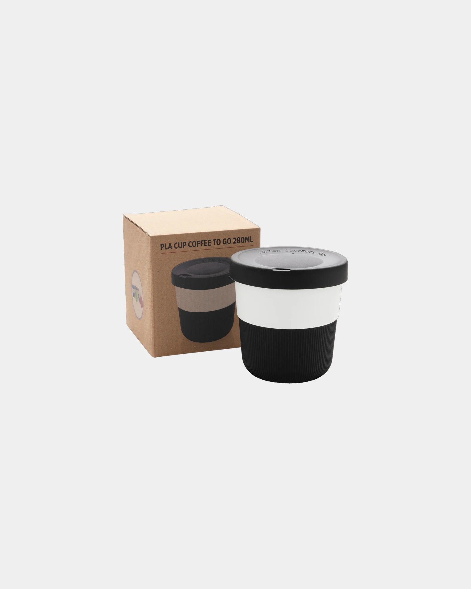 Coffee-to-go mok PLA 280ml silicone om te personaliseren - 1