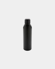 Thermosfles van gerecycled RVS 500ml om te personaliseren - Zwart