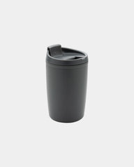 Mug gerecycled PP GRS met klepdeksel om te personaliseren - Grijs