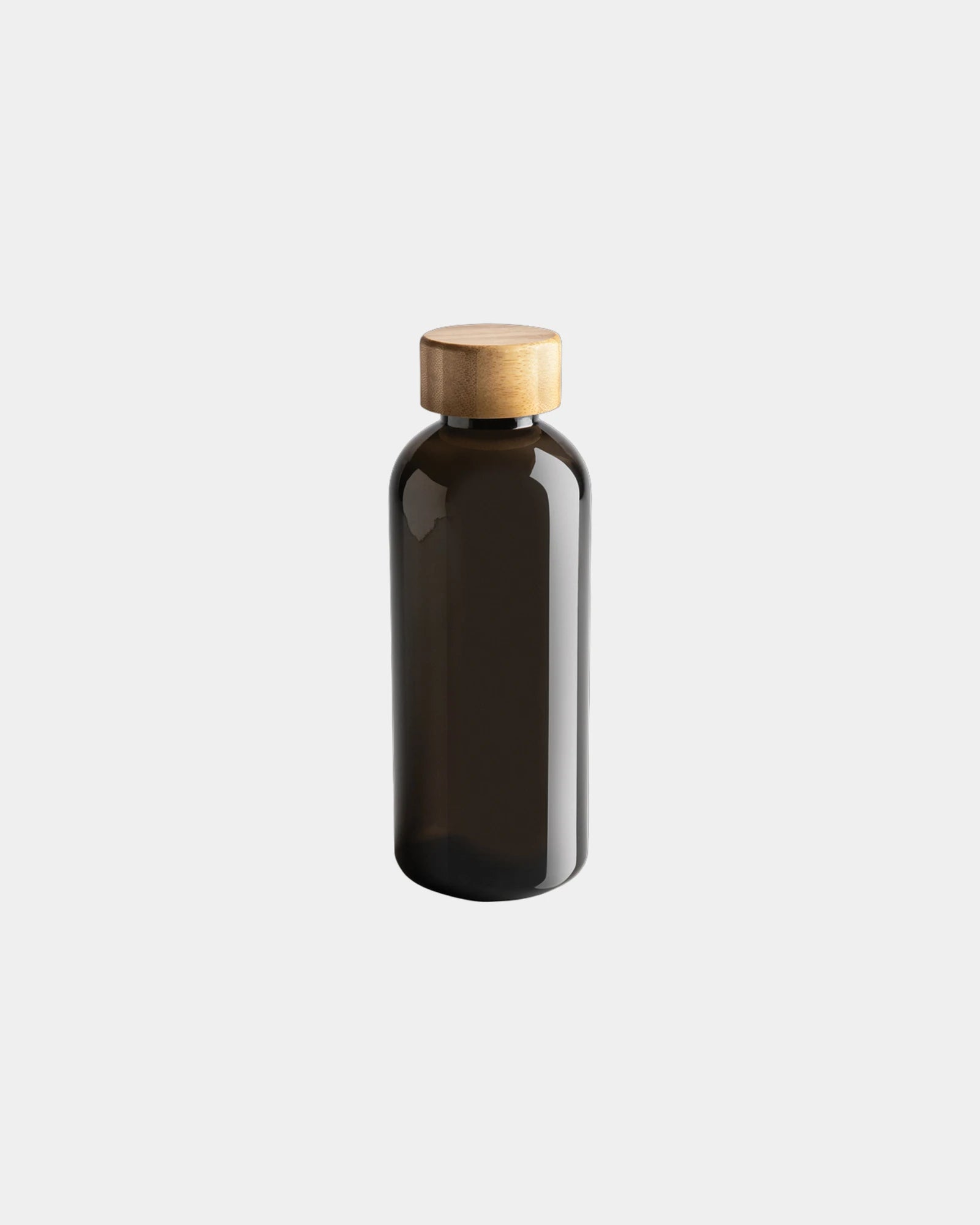 Drinkfles RPET gerecycled bamboe deksel om te personaliseren - Zwart