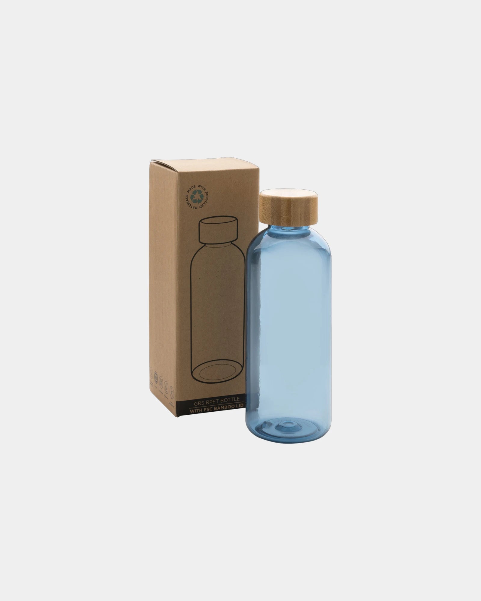 Drinkfles RPET gerecycled bamboe deksel om te personaliseren - 20