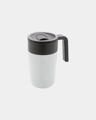 Mok gerecycled PP en rvs 480ml om te personaliseren - Wit