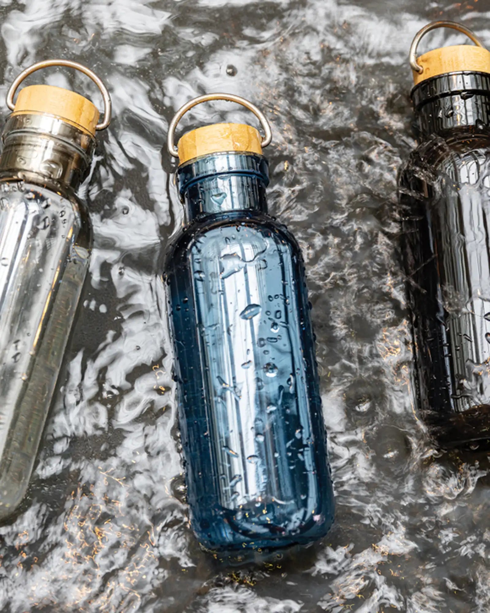 Gerecyclede drinkfles RPET bamboe 680ml om te personaliseren - 12
