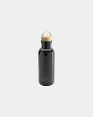 Gerecyclede drinkfles RPET bamboe 680ml om te personaliseren - Zwart