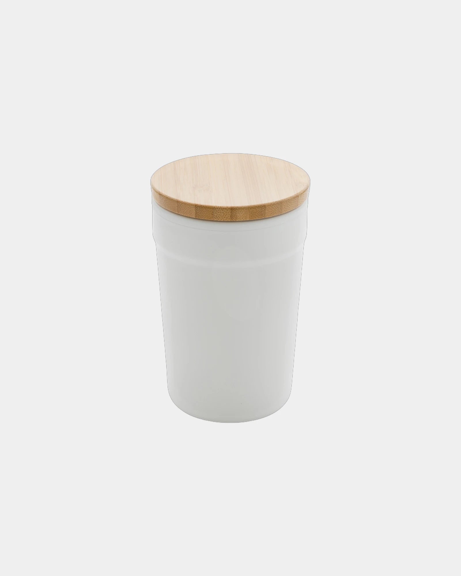 Mug gerecycled PP GRS bamboe deksel om te personaliseren - Wit
