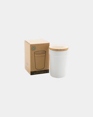 Mug gerecycled PP GRS bamboe deksel om te personaliseren - 1