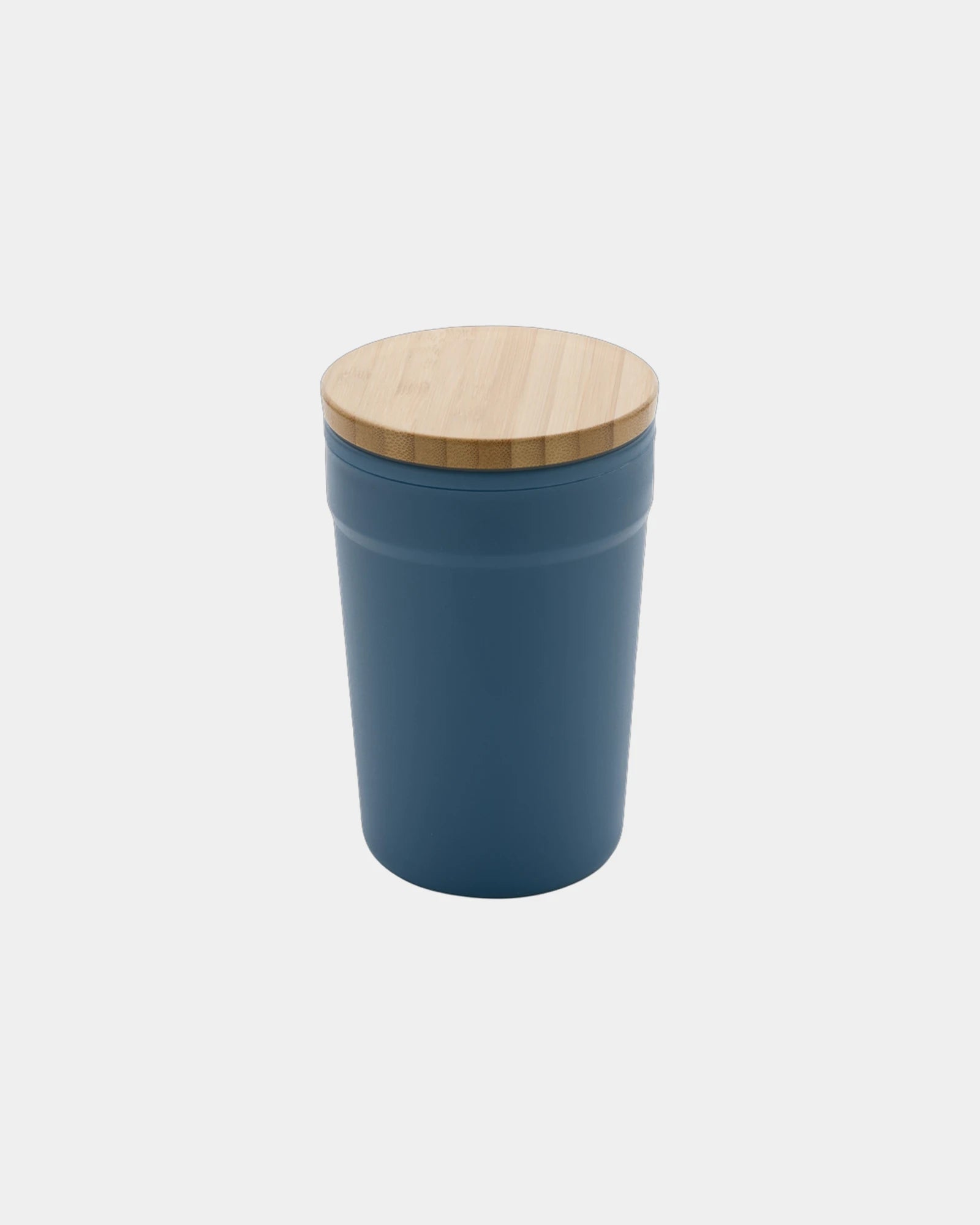 Mug gerecycled PP GRS bamboe deksel om te personaliseren - Blauw