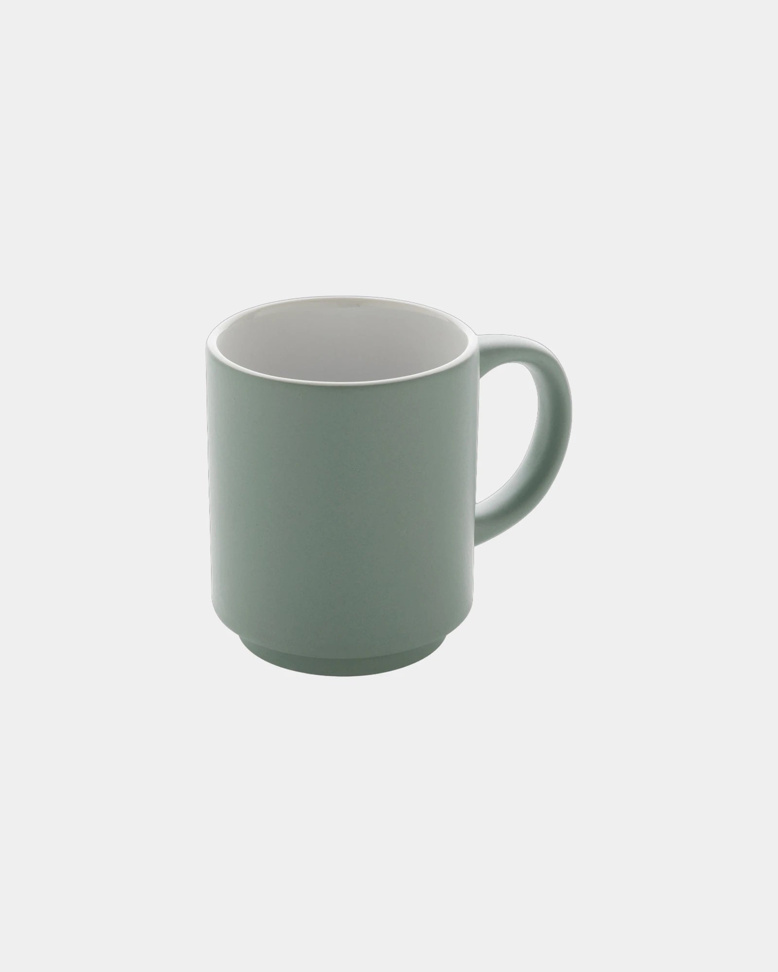 Stapelbare mok keramiek 180ml om te personaliseren - Groen
