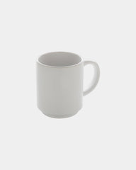 Stapelbare mok keramiek 180ml om te personaliseren - Wit