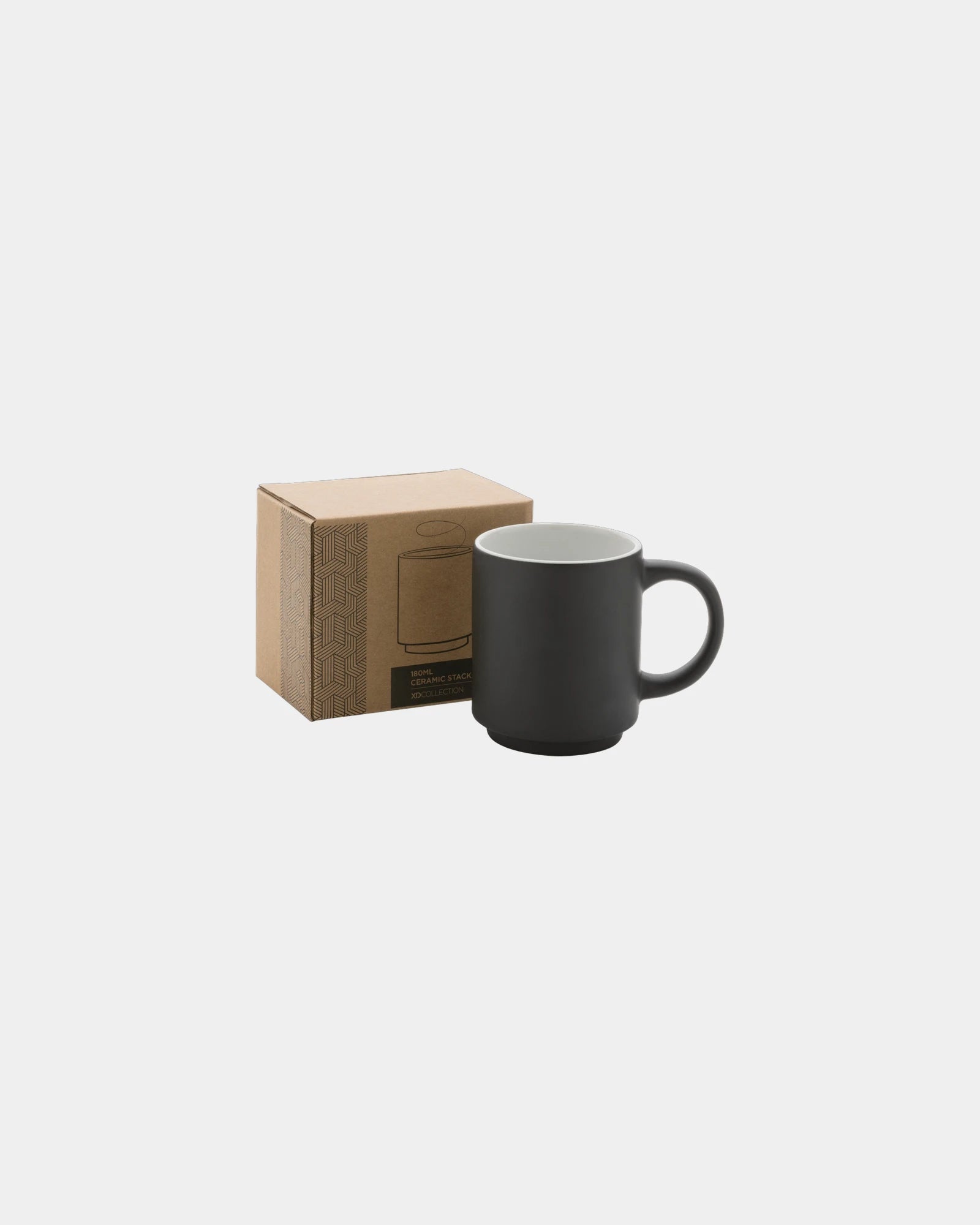 Stapelbare mok keramiek 180ml om te personaliseren - 2