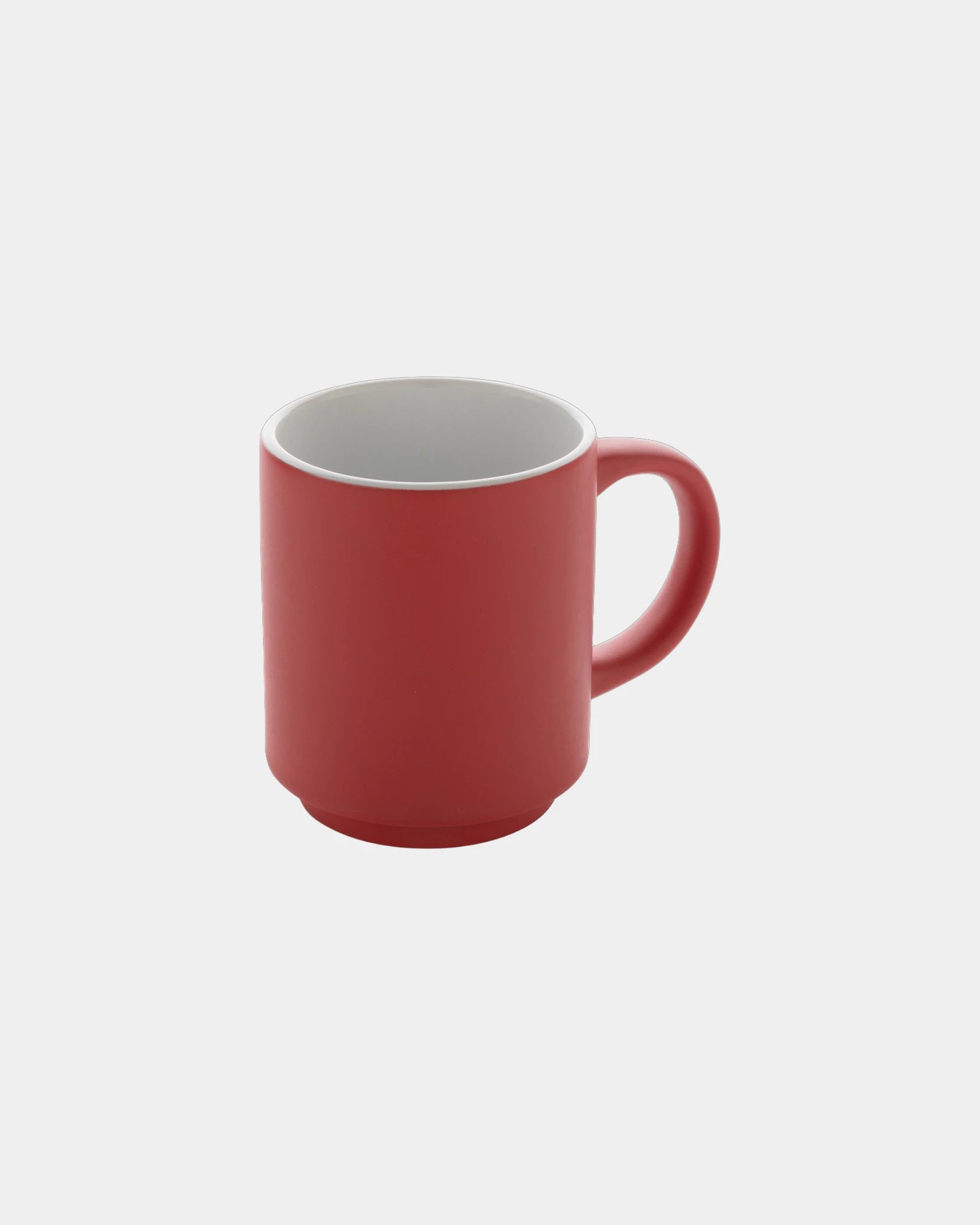 Stapelbare mok keramiek 180ml om te personaliseren - Rood