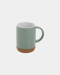 Mug keramiek 280ml kurken voet om te personaliseren - Groen