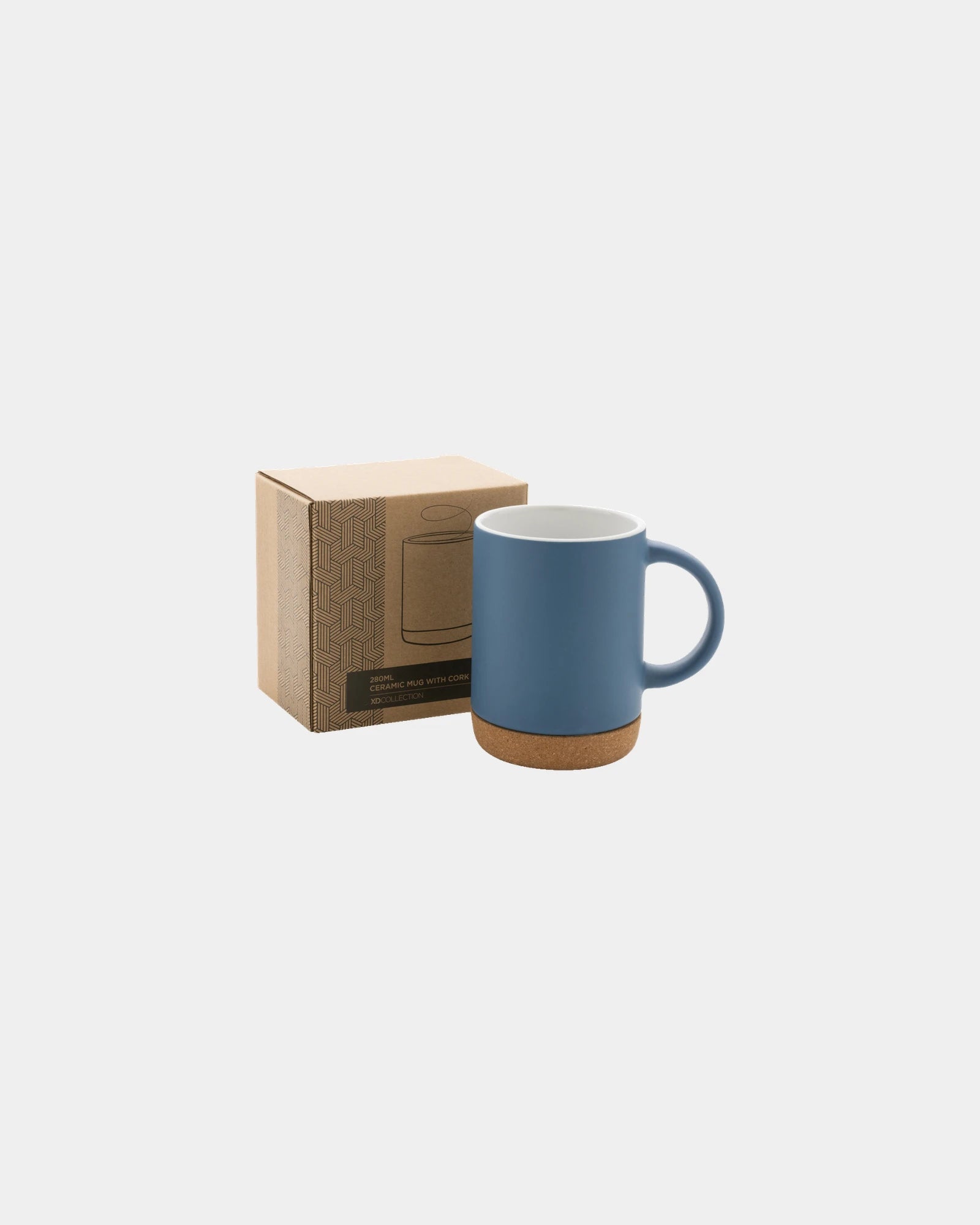 Mug keramiek 280ml kurken voet om te personaliseren