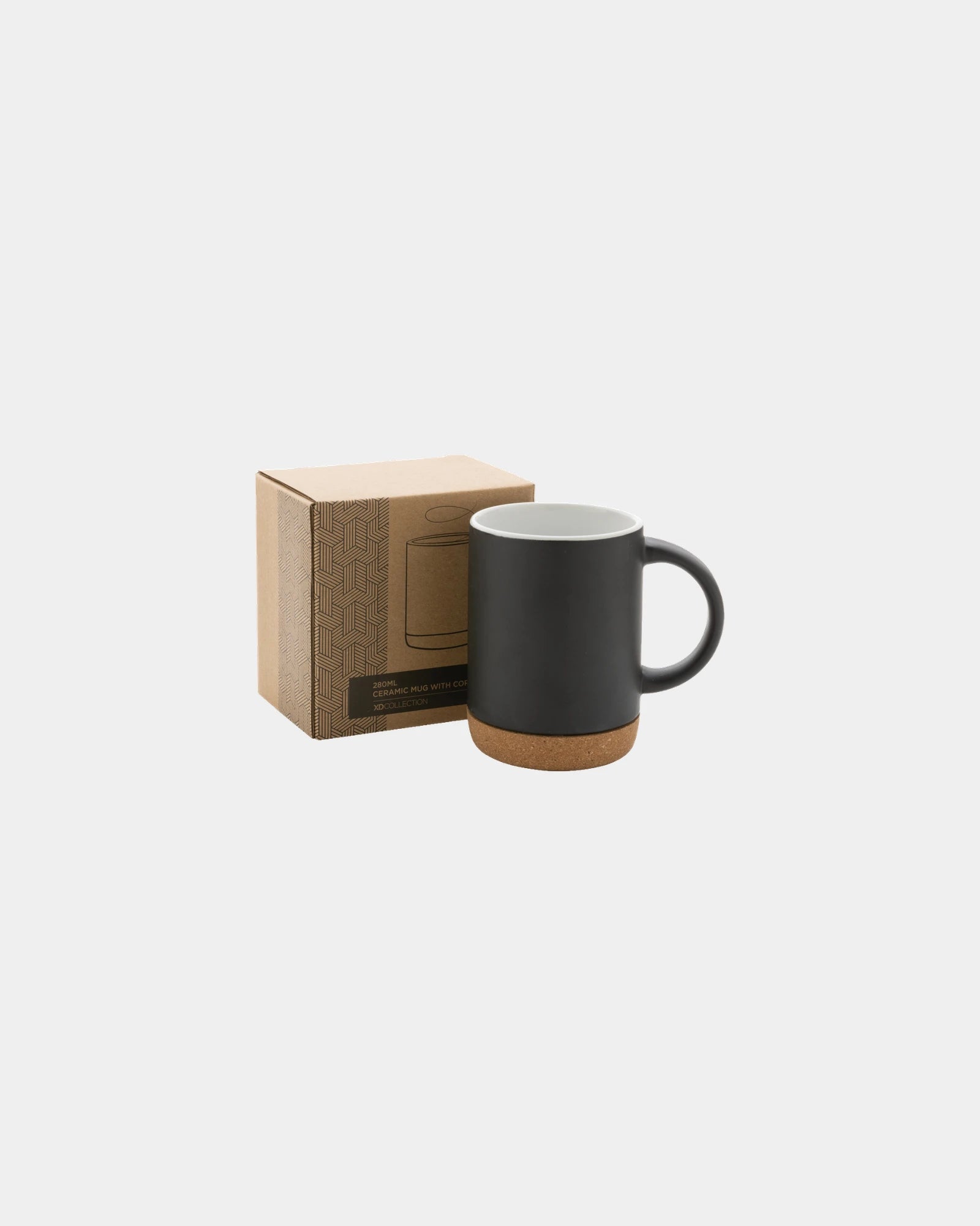 Mug keramiek 280ml kurken voet om te personaliseren